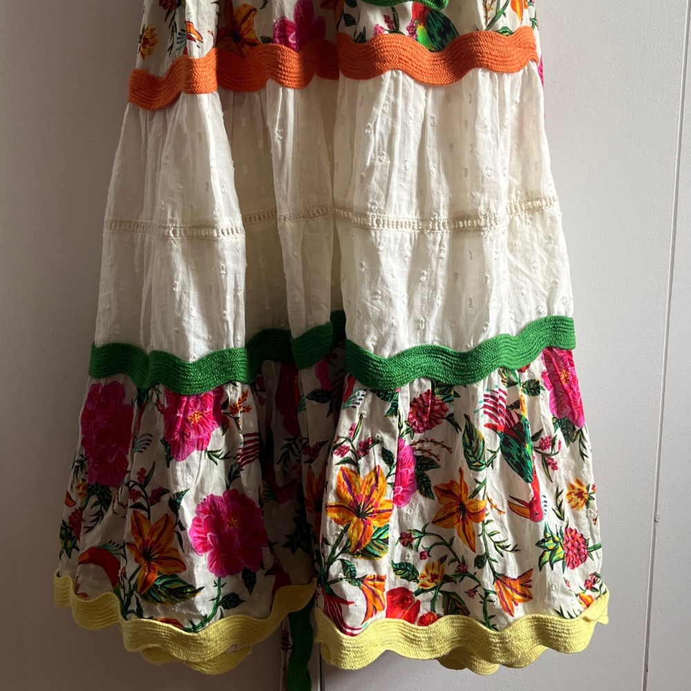 Farm Rio Toucans Garden Floral Dress - Picture 9 of 9